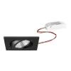 BRUMBERG indbygningsspot IP65 kantet kobles, titan