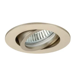 BRUMBERG indbygningsspot Tirrel-R, GU10 fatning, lys guld