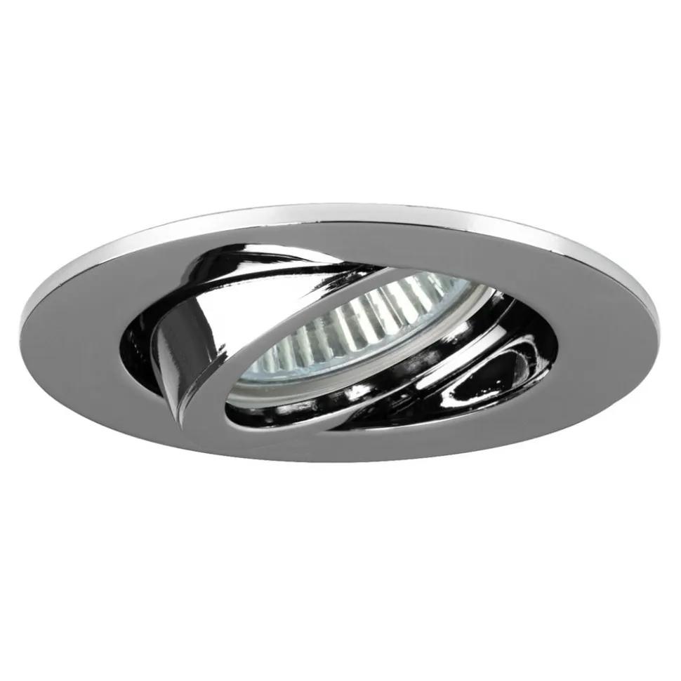 BRUMBERG indbygningsspot Tirrel-R, GU10 fatning, krom