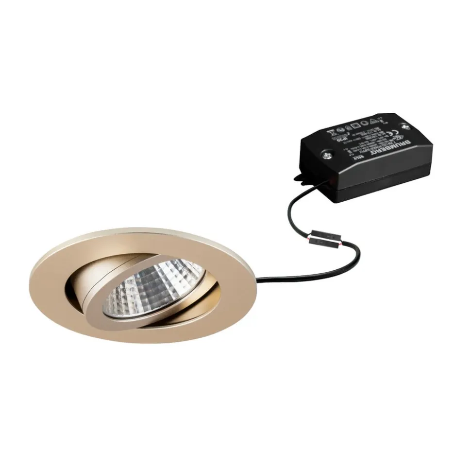BRUMBERG LED indbygningsspot Tirrel-R, on/off, lys guld