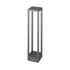 BRUMBERG LED stibelysning Abee, grafit, IP54, højde 65 cm