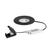 BRUMBERG LED-indbygningsspot BB20 IP65 RC-tilslutningsdåse sort