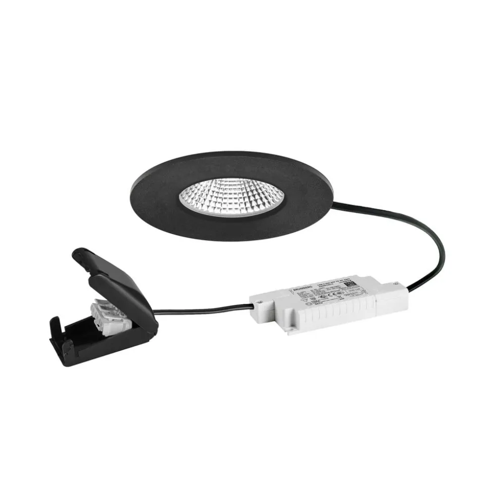 BRUMBERG LED-indbygningsspot BB20 IP65 RC-tilslutningsdåse sort