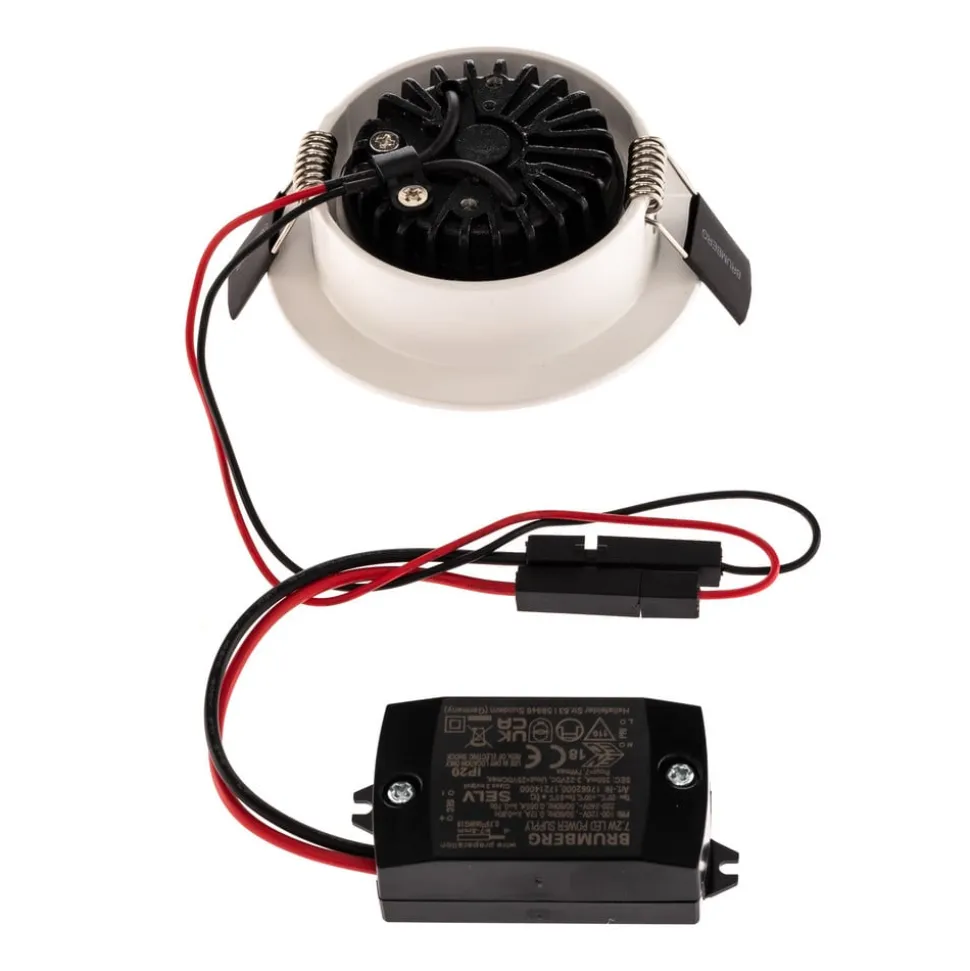 BRUMBERG LED-indbygningsspot 38° rund hvid 2.700 K