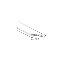 BRUMBERG One click-cover, transparent, 1 meter