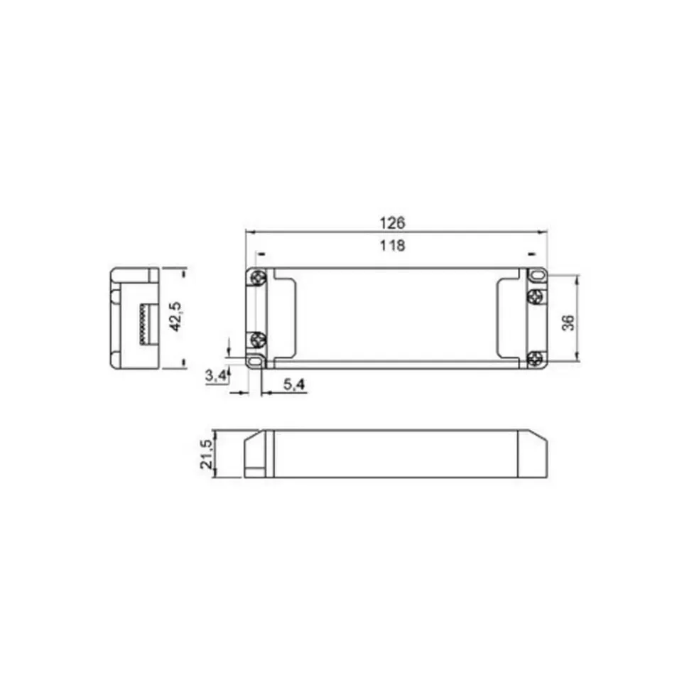 BRUMBERG QualityFlex LED-stripsæt 5m 48W 3.100K