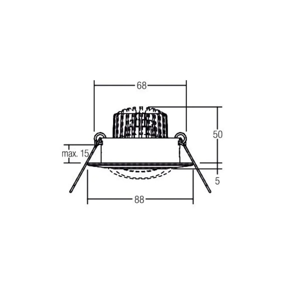 BRUMBERG Spot BB13 dim2warm RC-dim tilslutningsboks, krom