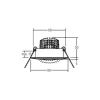 BRUMBERG Spot BB13 dim2warm RC-dim tilslutningsboks, mat nikkel
