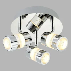 Bubbles LED-loftrondel, IP44, 3 lyskilder