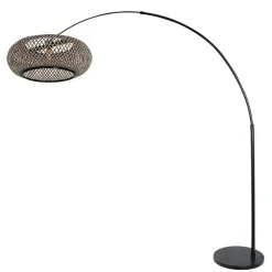 Bue-gulvlampe Sparkled Light sort