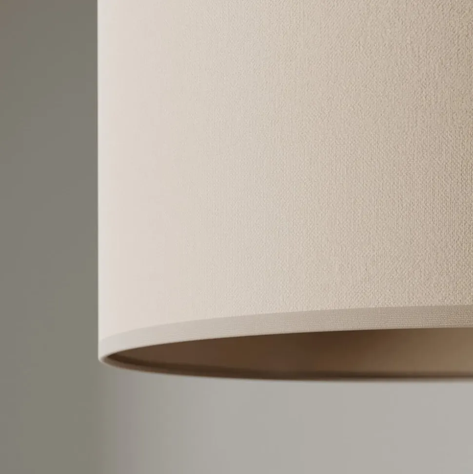 Buelampe Alice med tekstilskærm, kaffe
