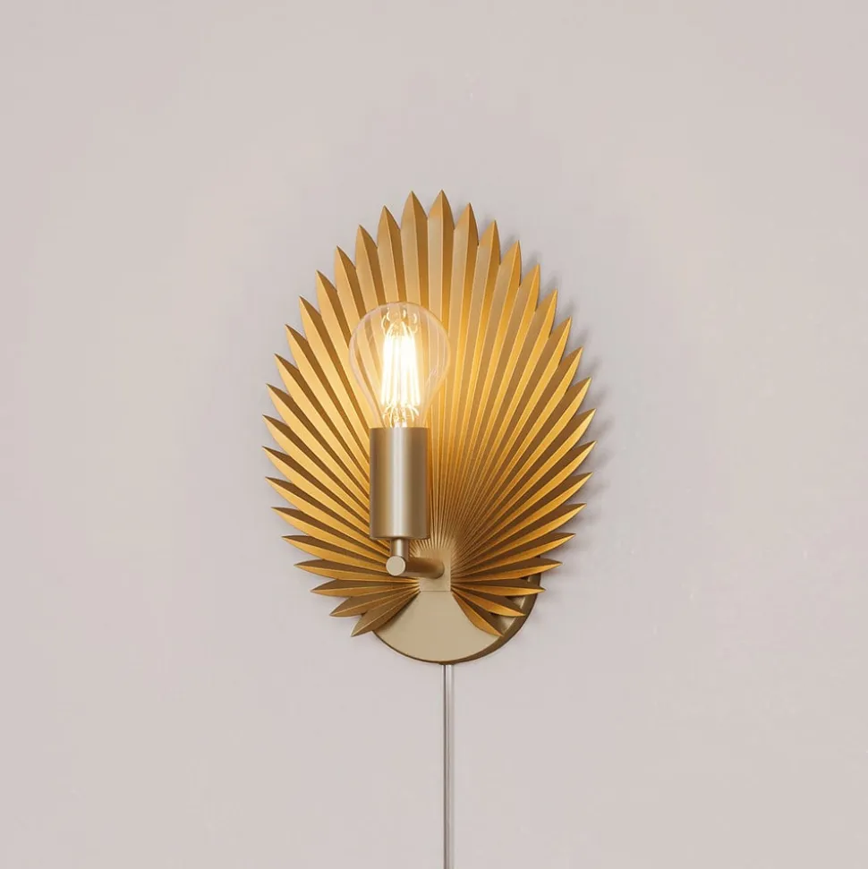 By Rydéns Aruba væglampe, guld