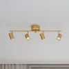 By Rydéns Correct loftspot, 4 lyskilder, mat guld