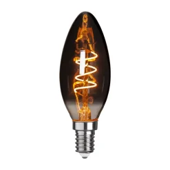 C35 E14 LED-kertepære 3 W 1.800 K 50 lumen, røg