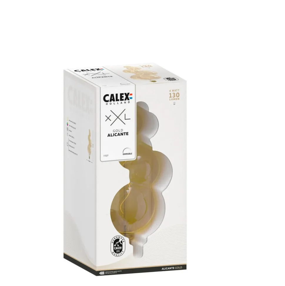 Calex Alicante LED-pære E27 4 W 1.800 K guld