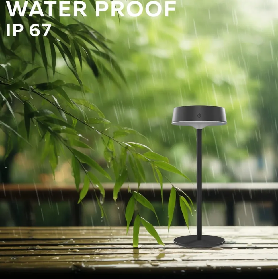 Calex LED-bordlampe Parma, dæmpbar, sort
