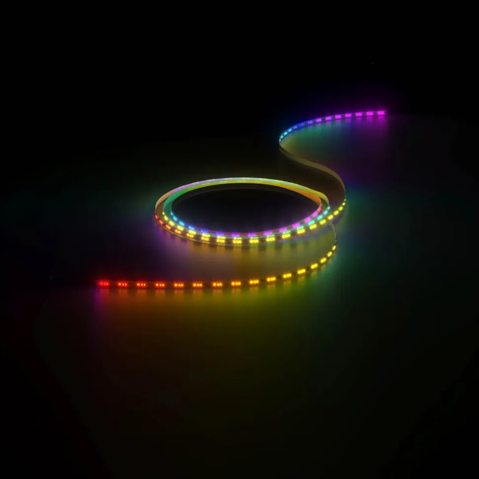 Calex LED-strip Vibey, længde 5 m, stik, fjernbetjening, RGB, CCT