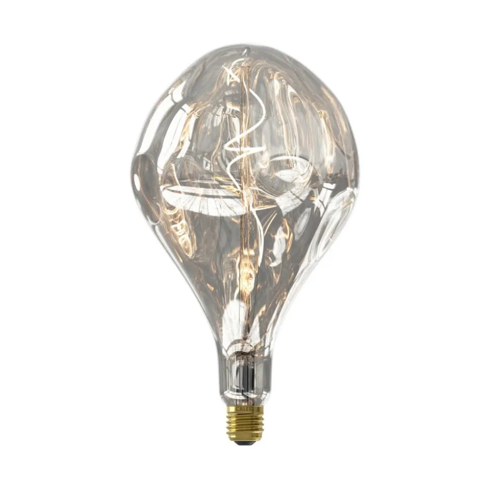 Calex Organic Evo LED-pære E27 6W dæmpbar sølv