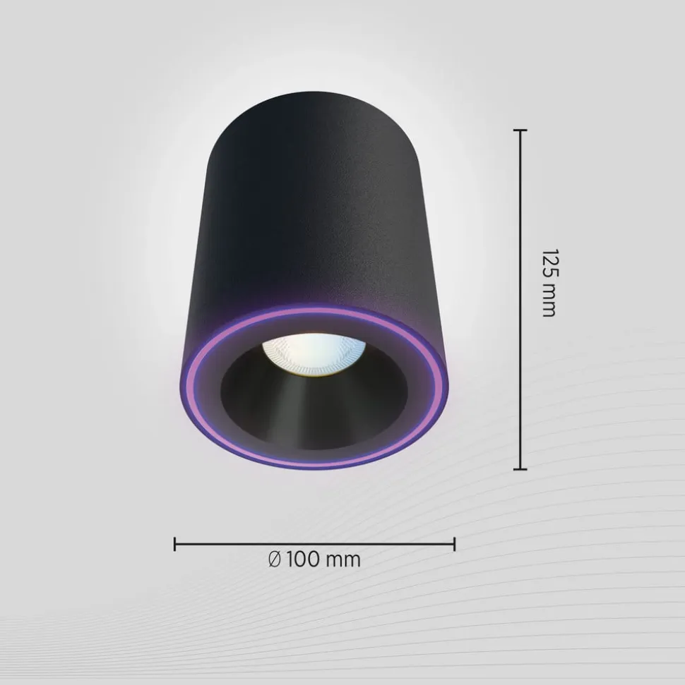Calex Smart Halo Spot LED loftspot, sort