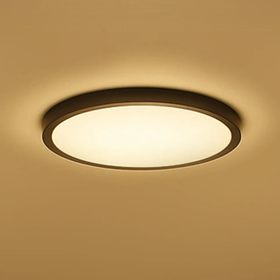 Calex Smart LED-loftlampe HALO Ø 30 cm sort IP54 RGB CCT