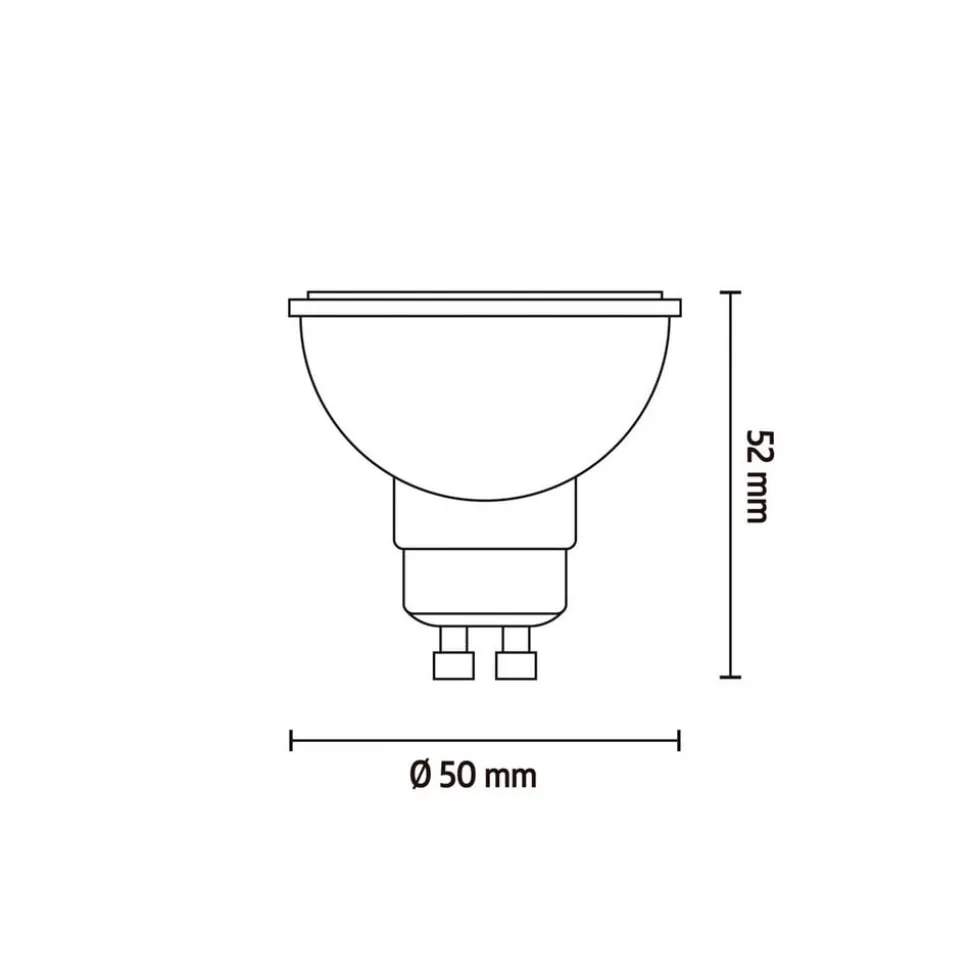 Calex Smart LED-reflektorpære GU10 4,9W CCT RGB