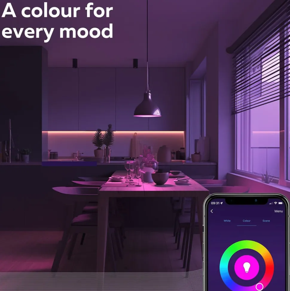 Calex Smart LED-reflektorpære GU10 4,9W CCT RGB