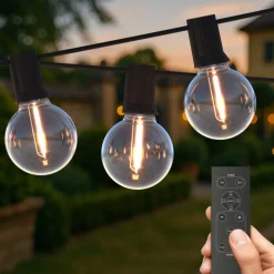 Calex Solar-LED-lyskæde Vista, længde 10 meter, IP44