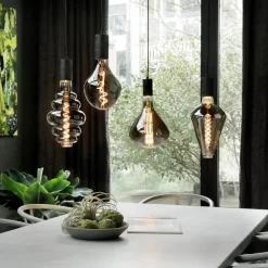 Calex Vienna LED-pære E27 6 W dim 1.800 K titan