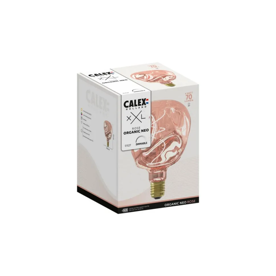Calex XXL Organic Neo LED E27 4 W G125 dim rose