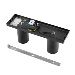 CAN TILT loftspot, sort, 31 x 9 cm, 2 lyskilder, metal GU10