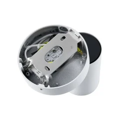CAN TILT vægspot, hvid, Ø 10 cm, metal, afbryder, GU10
