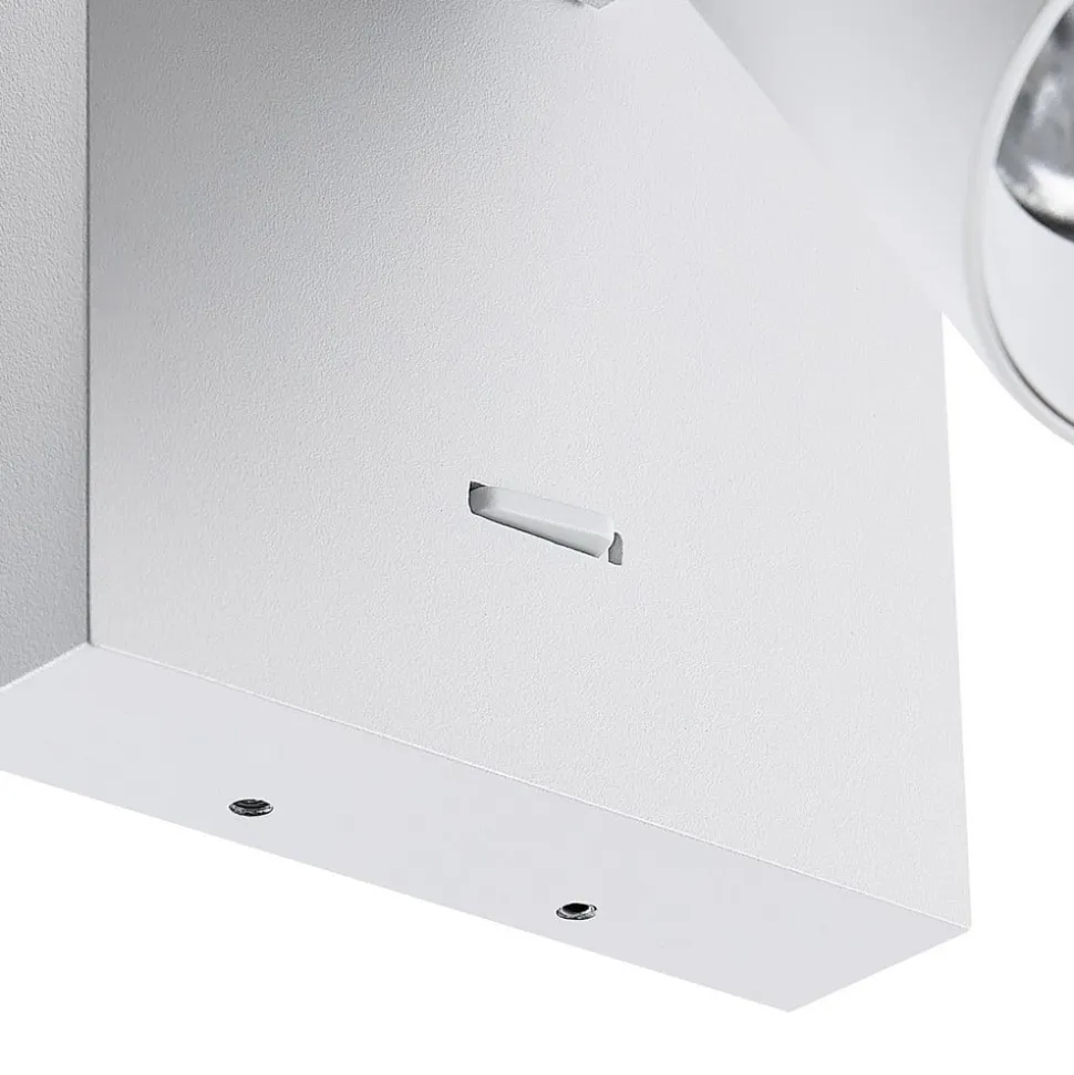 CAN TILT vægspot, hvid, 10 x 10 cm, metal, GU10-kontakt
