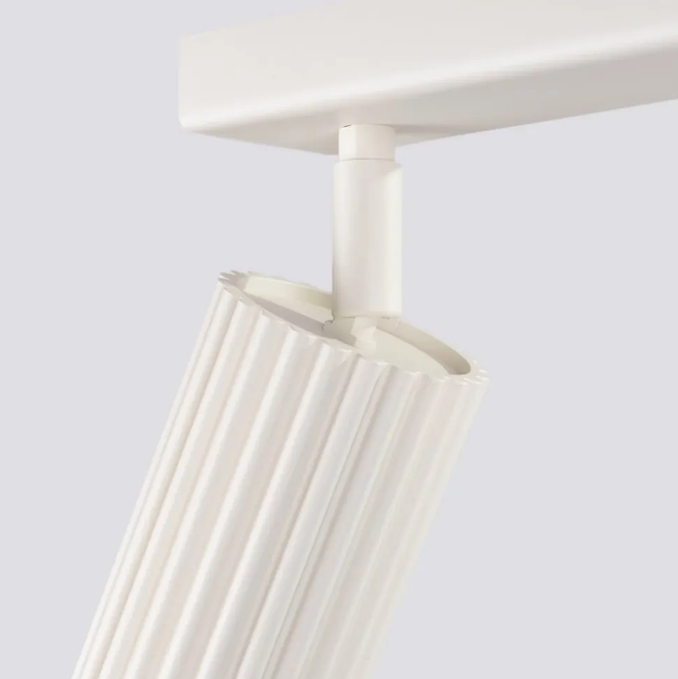 Carbon loftspot, beige, længde 81 cm, aluminium, 4 lyskilder.