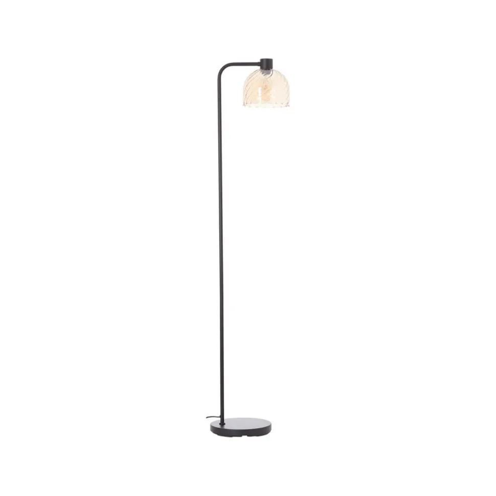 Casto gulvlampe, højde 150 cm, rav, glas/metal