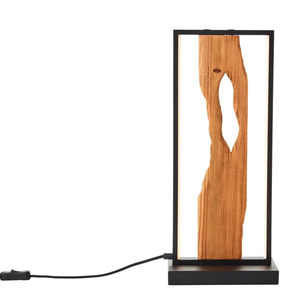 Chaumont LED-bordlampe af træ
