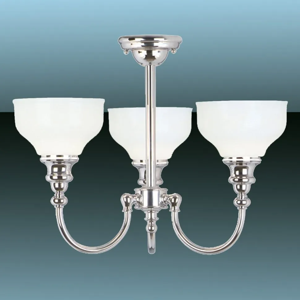 Cheadle badeværelsesloftlampe med 3 pærer