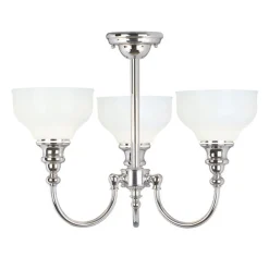 Cheadle badeværelsesloftlampe med 3 pærer