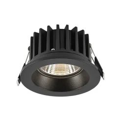 Chicco Round indbygningsspot 7W 30° 3.000K sort