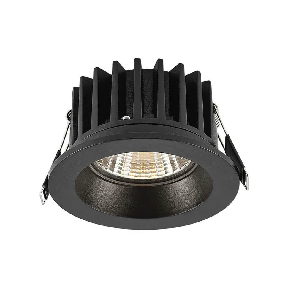 Chicco Round indbygningsspot 7W 30° 3.000K sort