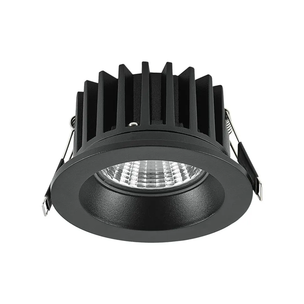 Chicco Round indbygningsspot 7W 30° 3.000K sort