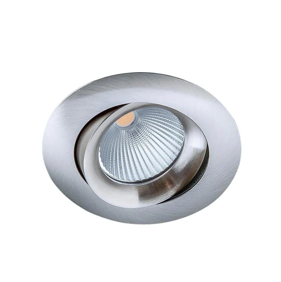 Choice indbygningsspot aluminium kan roteres satin