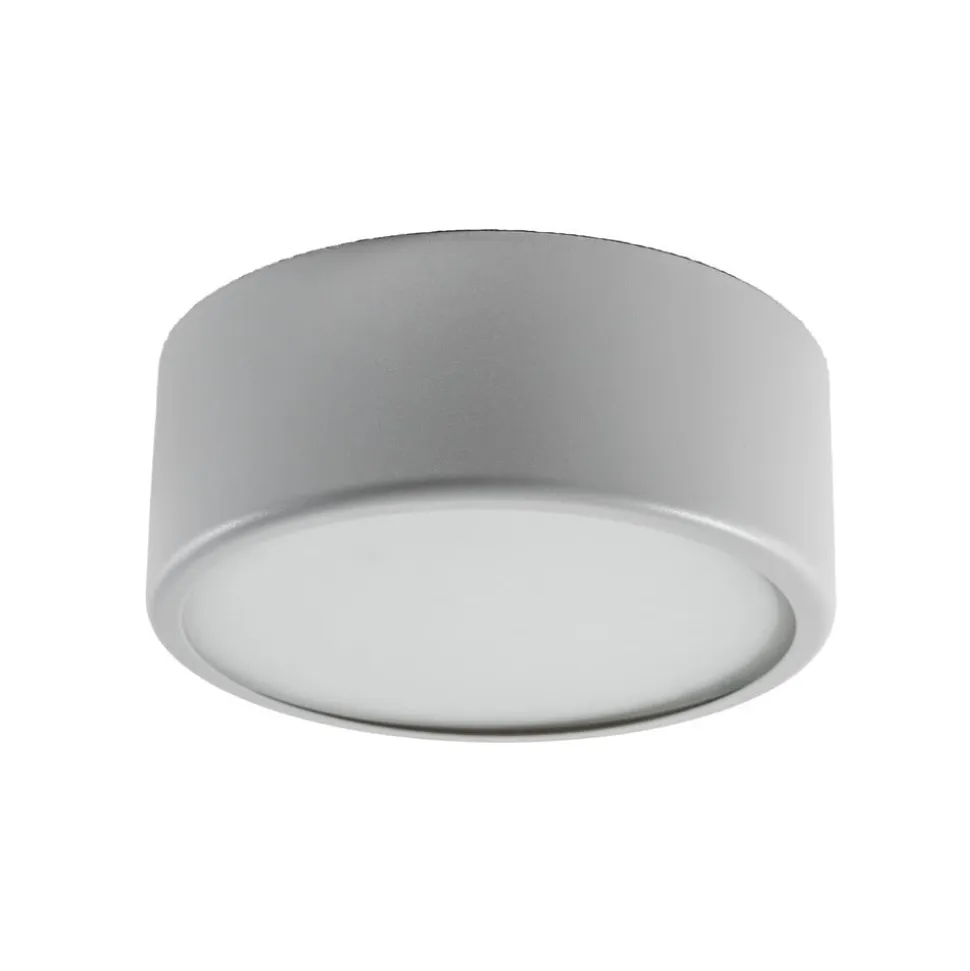 Cleo 200 loftlampe, grå, sensor, IP20, Ø 20 cm, E27