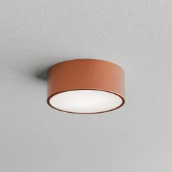 Cleo 200 loftlampe, kobber, sensor, IP20, Ø 20 cm, E27