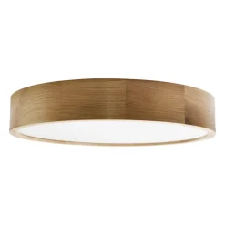 Cleo loftlampe, Ø 57,5 cm, 5 lyskilder, egetræ, E27