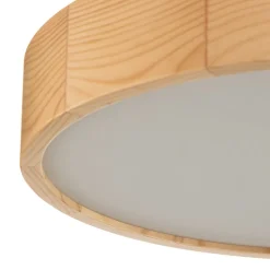 Cleo loftlampe, Ø 47,5 cm, 4 lyskilder, fyrretræ, E27