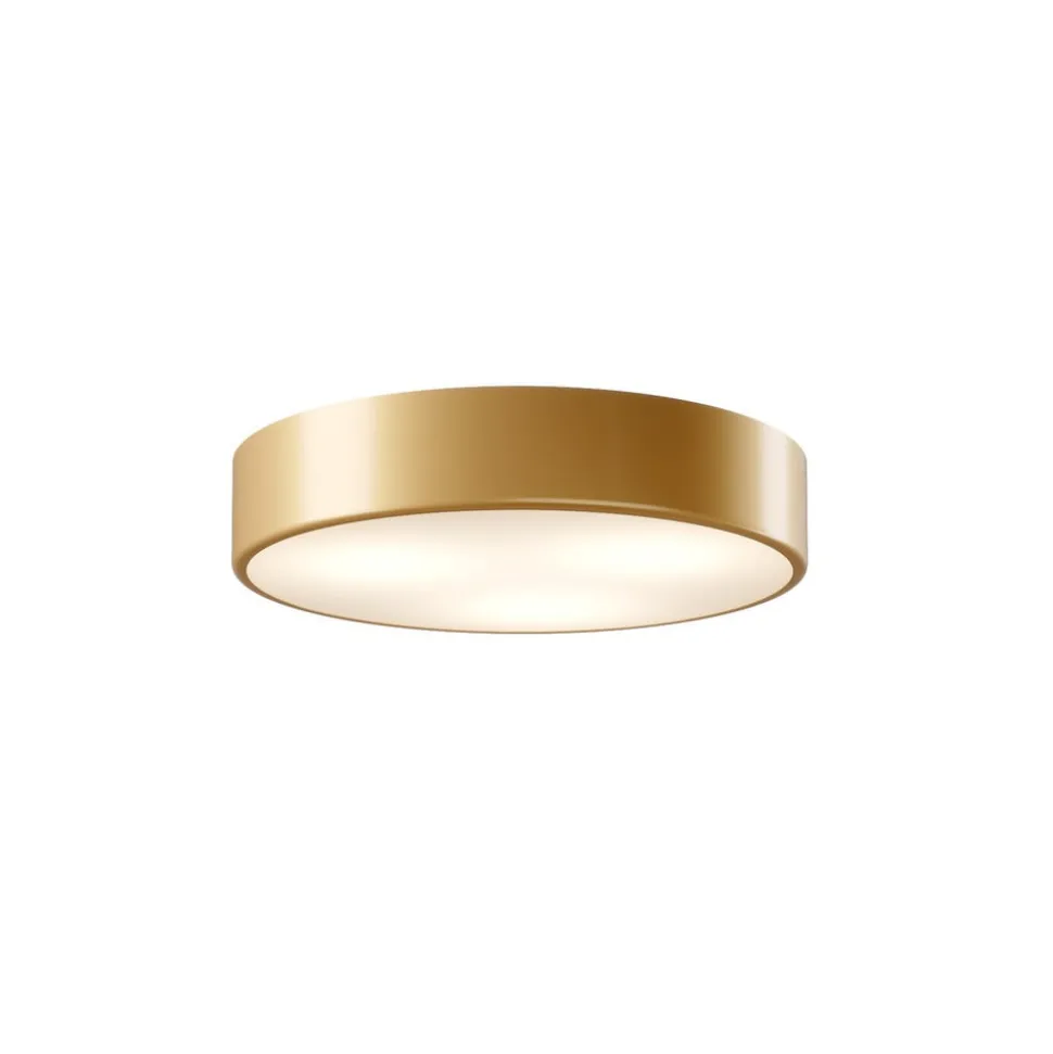 Cleo loftlampe, Ø 40 cm, IP20, guldfarvet, metal, E27