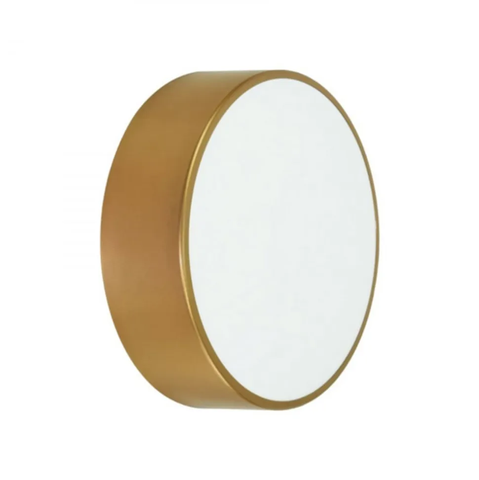 Cleo loftlampe, Ø 20 cm, IP20, guldfarvet, metal, E27