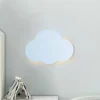 Cloud væglampe, blå, stål, indirekte lys, 38 x 27 cm