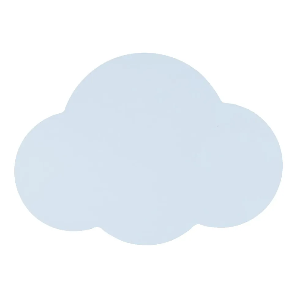 Cloud væglampe, blå, stål, indirekte lys, 38 x 27 cm
