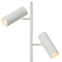 Club gulvlampe, justerbar, hvid, metal, 140 cm, GU10
